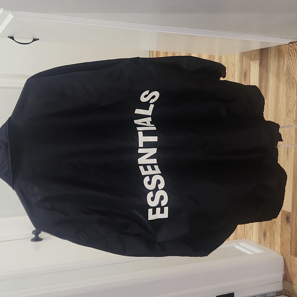 Fear of God Essentials Mens Coaches Jacket Size L